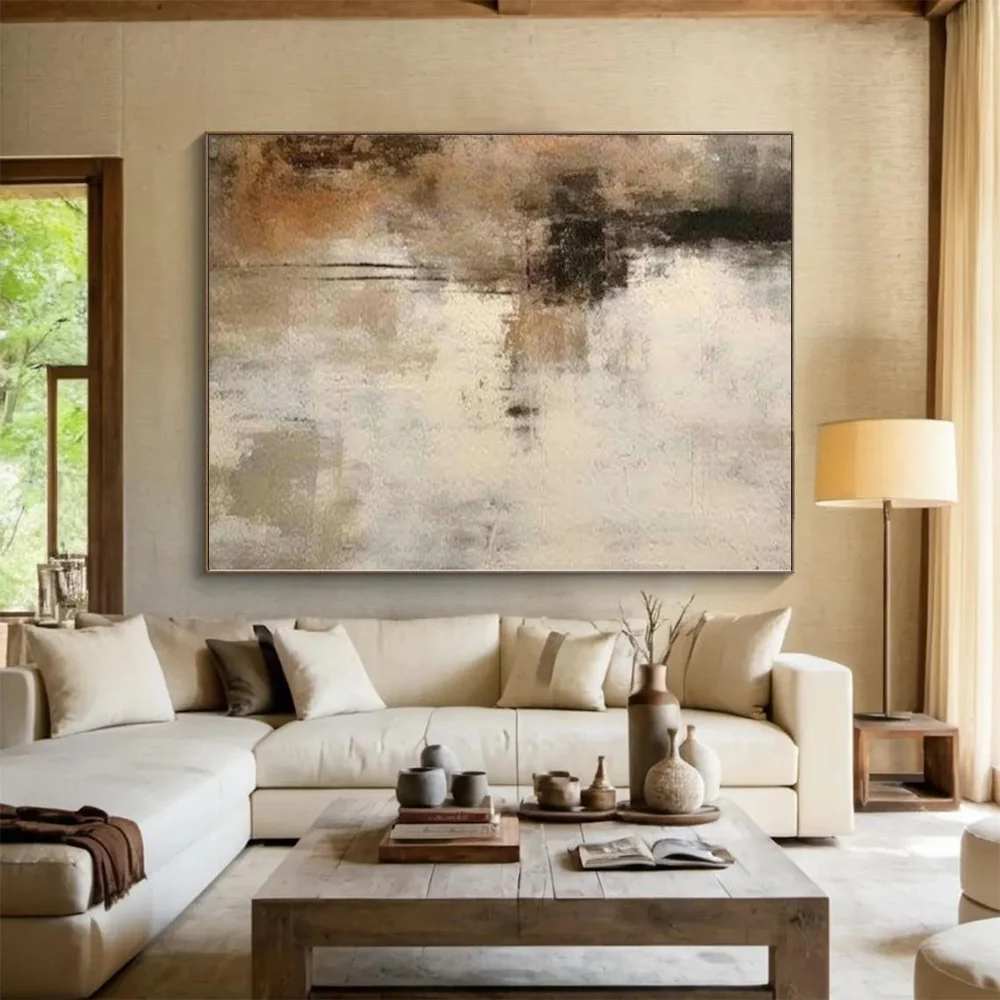 Acrylic Handmade Boho Earth Bedrooms Abstract Wall Art 2CS69